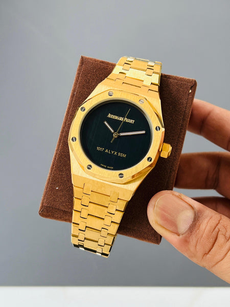 Aude.mars Pig.uet Royal Oak Gold 1017 ALYX 9SM quartz