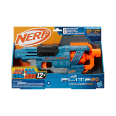Nerf Hasbro Gaming Nerf Elite 2.0 Commander
RD-6 Dart Blaster Non Toxic (Blue, Orange)