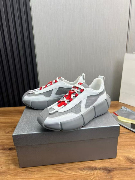 PRAD.A AUTHENTIC LEATHER QUALITY SNEAKERS