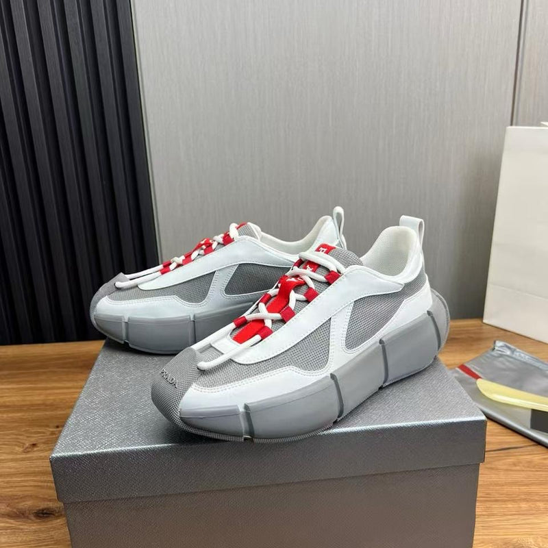 PRAD.A AUTHENTIC LEATHER QUALITY SNEAKERS