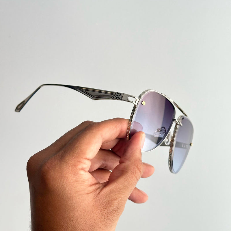 MAYB.ACH 8108 SILVER BLUE