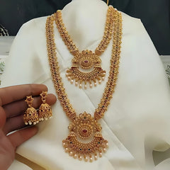 Kanaka Mala Gold-Plated Premium Necklace – A Timeless Elegance by Dazle Den