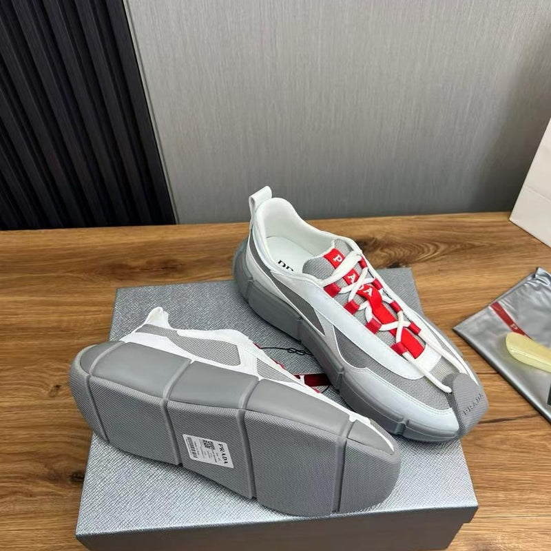PRAD.A AUTHENTIC LEATHER QUALITY SNEAKERS