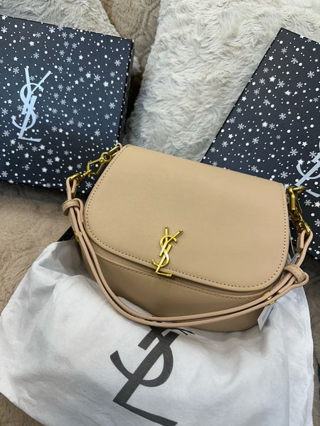 YSL VOLTAIRE LEATHER SHOULDER BAG