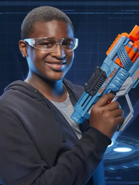 Nerf Hasbro Gaming Nerf Elite 2.0 Commander
RD-6 Dart Blaster Non Toxic (Blue, Orange)