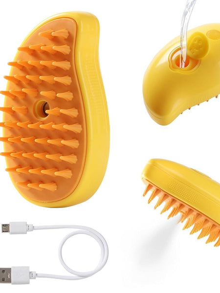 Steaming Pet Hairbrush