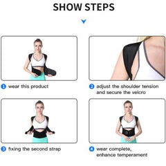 Adjustable Back Posture Corrector/ Slouching Relieve Pain Belt Women Men