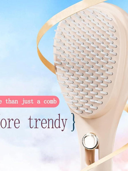 Scalp Massage Comb with Retractable Bristle