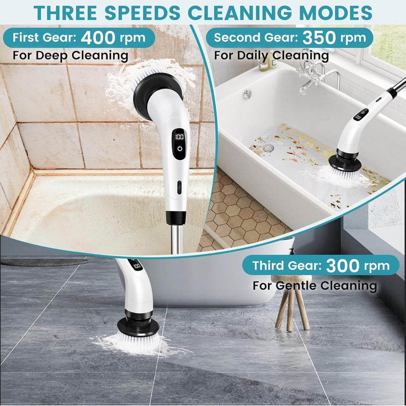 Electric Spin Scrubber – Effortless Deep Cleaning