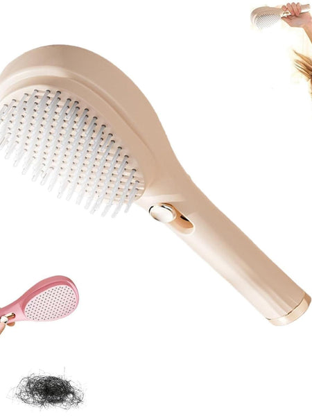 Scalp Massage Comb with Retractable Bristle