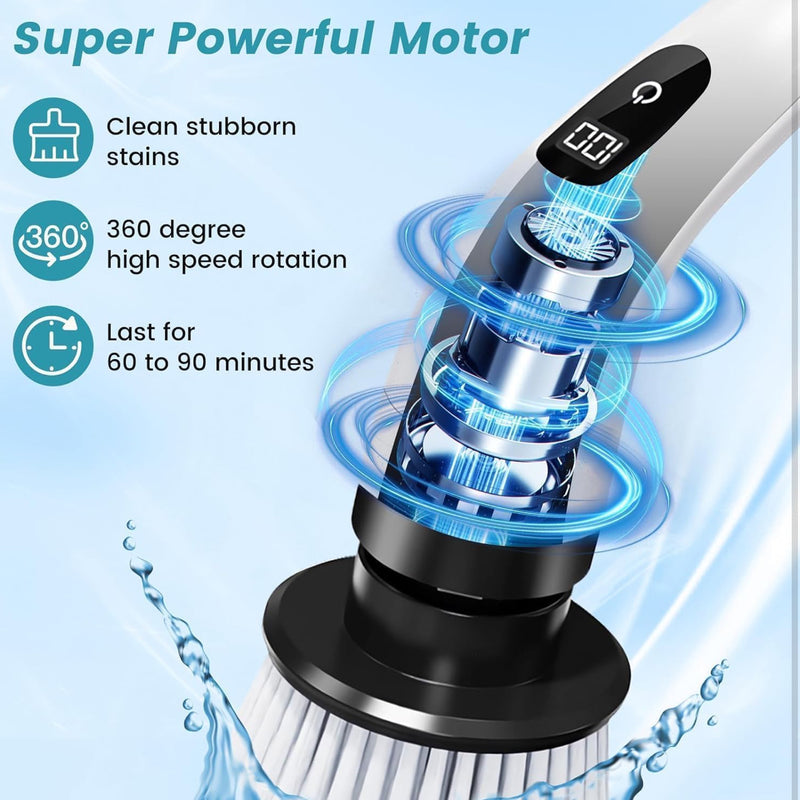 Electric Spin Scrubber – Effortless Deep Cleaning