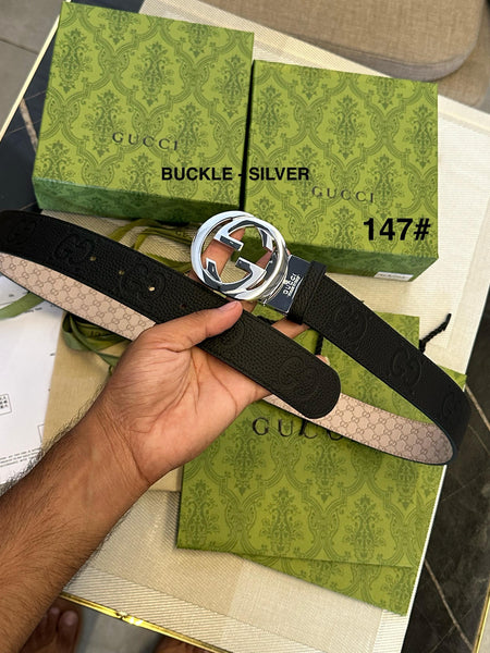 Gucc.i Pure Leather Belt