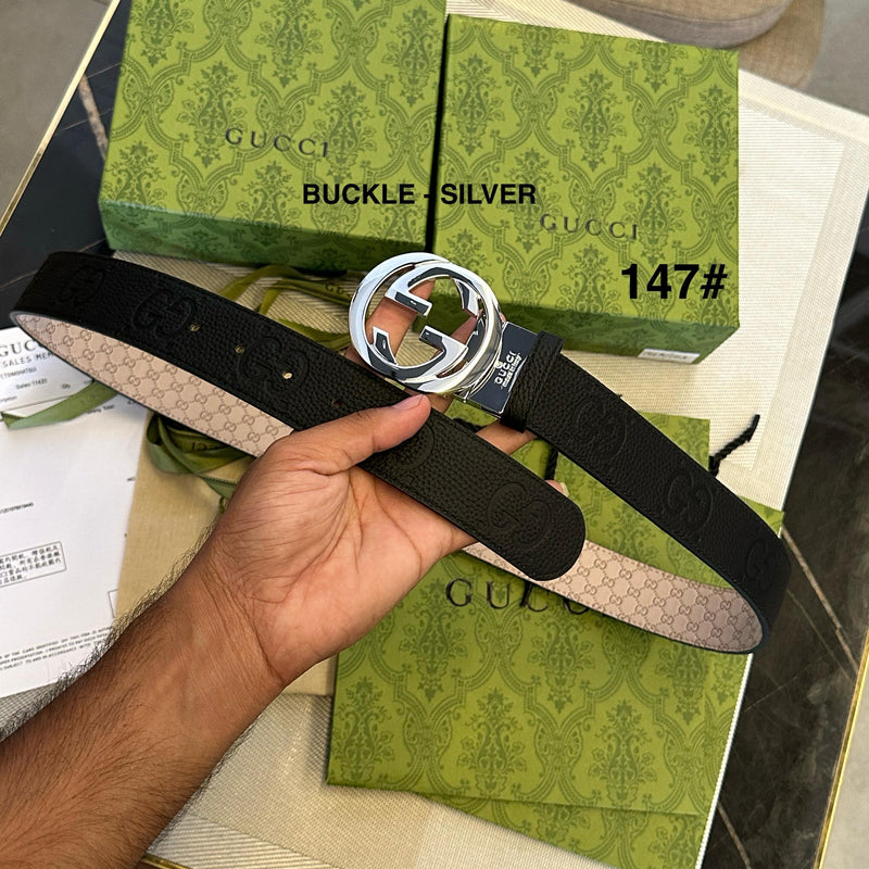 Gucc.i Pure Leather Belt