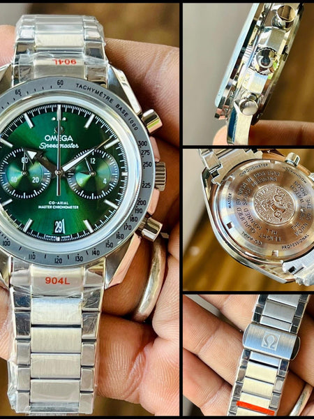 Omeg.a - Speed.master Green Dial
