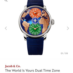 Jac.ob & Co. Dual Time Zone Tourbillon