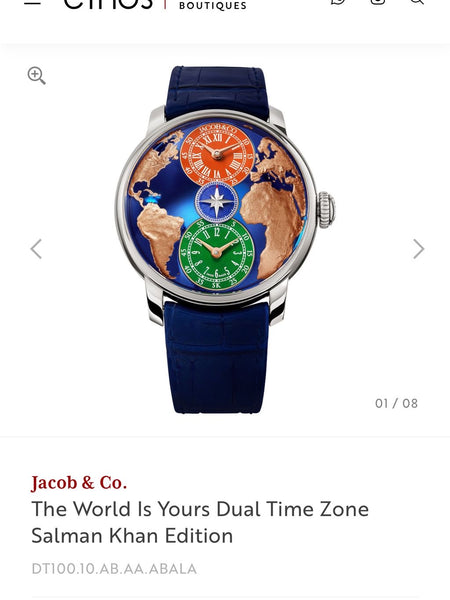Jac.ob & Co. Dual Time Zone Tourbillon
