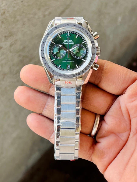 Omeg.a - Speed.master Green Dial