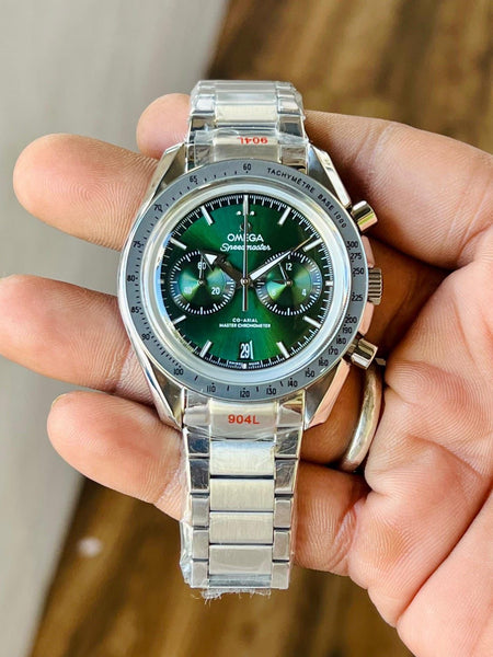 Omeg.a - Speed.master Green Dial