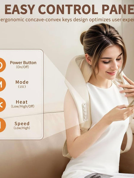 iRest Shiatsu Neck and Shoulder Massager Pillow with Heat