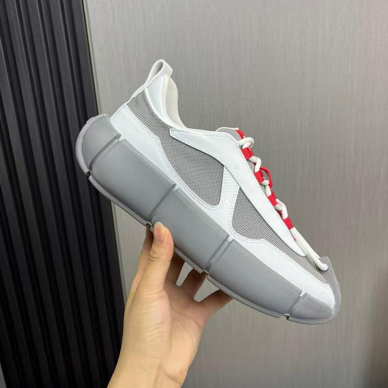 PRAD.A AUTHENTIC LEATHER QUALITY SNEAKERS
