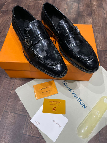 LOUI.S VUITTO.N CALF LEATHER LOAFERS