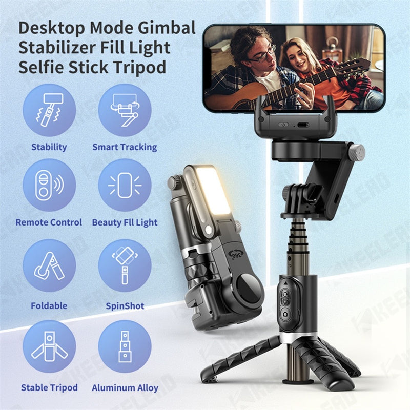 Q18 Mobile Phone Gimbal Selfi Stick