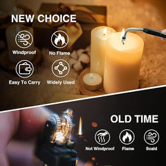 Premium Plasma Arc Lighter – Windproof, USB Rechargeable, Dual Arc Flameless Electric Lighter