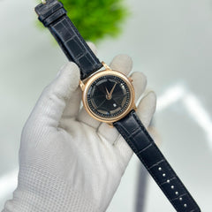 Leather Spinning Watch