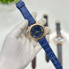 Leather Spinning Watch