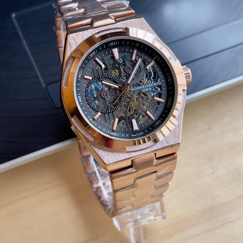 Vache°ron Constantin Overseas Tourbillon Skeleton Automatic