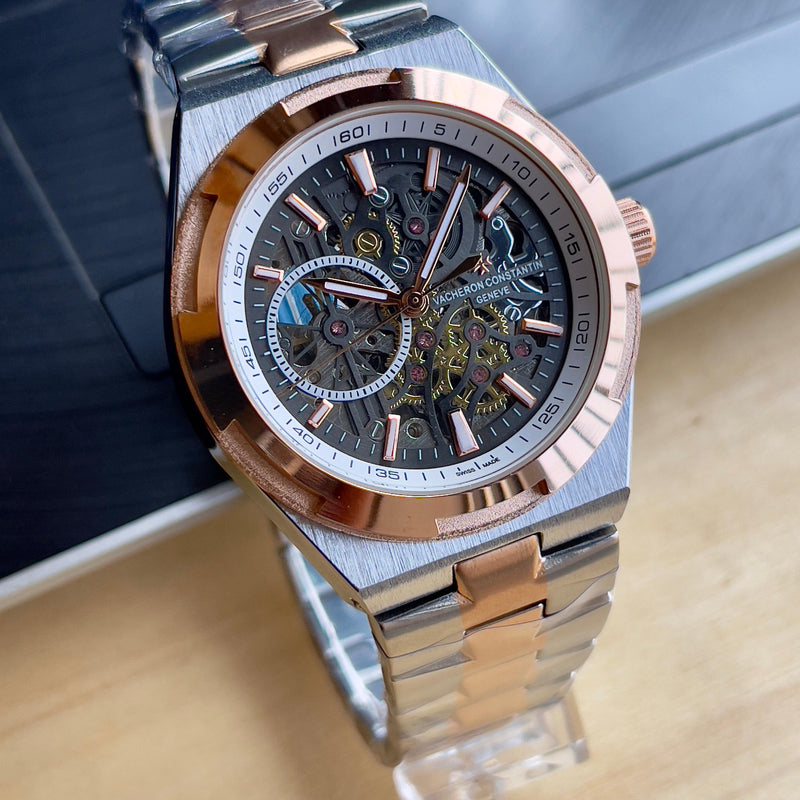Vache°ron Constantin Overseas Tourbillon Skeleton Automatic