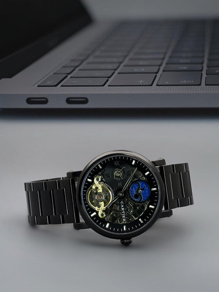Carti°er Automatic Watch - Open Back Machine Model