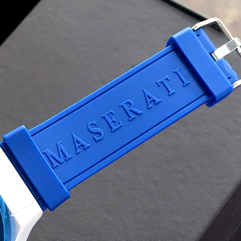 Maseratii blue skeleton automatic
