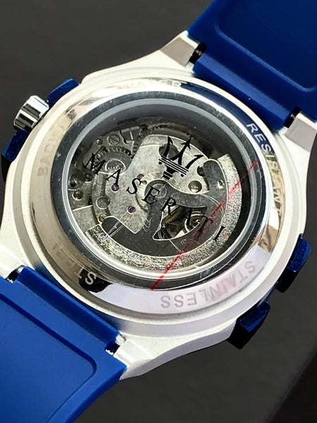Maseratii blue skeleton automatic