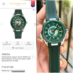 Ome.ga seamastar aqua terra