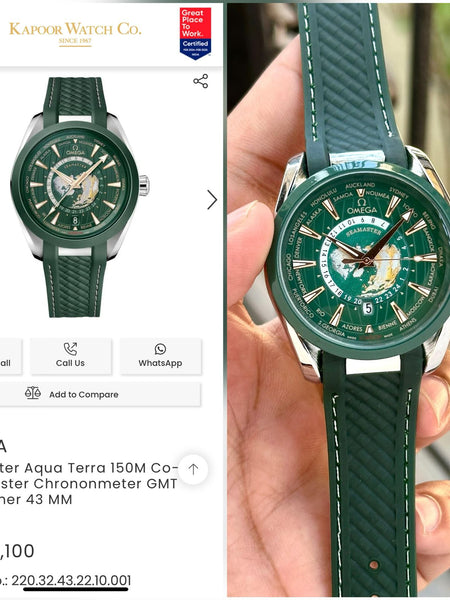 Ome.ga seamastar aqua terra