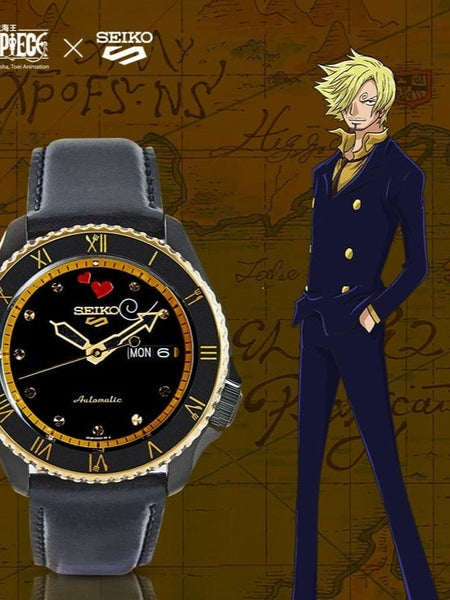 Seik.o 5 Sports x ONE PIECE X Sanji SRPF64K1
