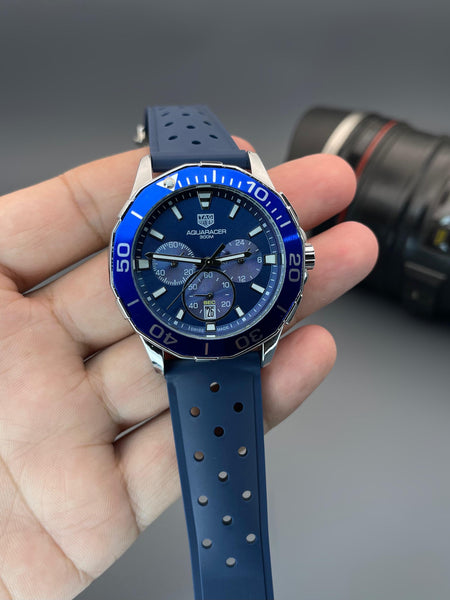 Ta.g heu.er Aquaracer Chrono with Rotating Bezel
Quartz