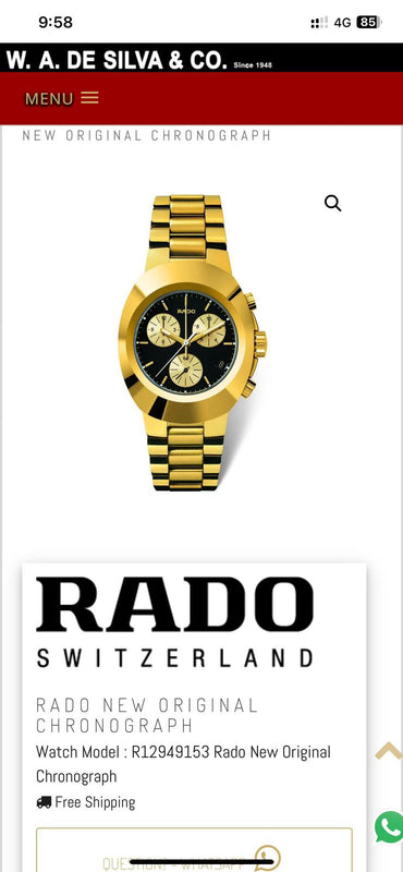 Ra.do quartz movement