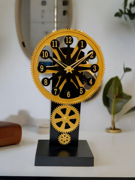 Unique Table Clock Decorative timepiece for home,office,with vintage style and artistic