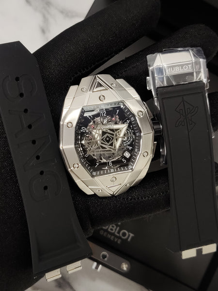Hub.lot spirit of big bang SANG BLEU iii quartz movement
