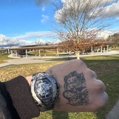 Hub.lot spirit of big bang SANG BLEU iii quartz movement