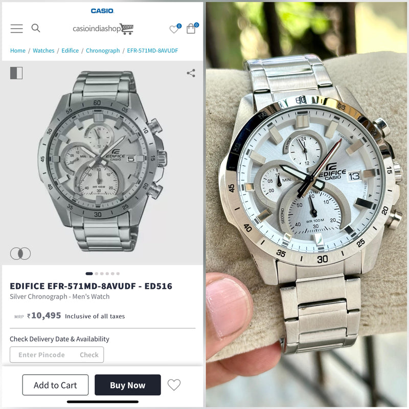 Cas.io edifice quartz