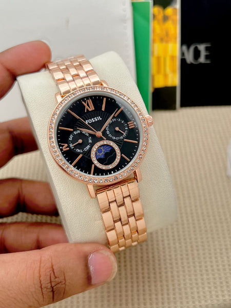 Fos.sil The City Engraved quartz