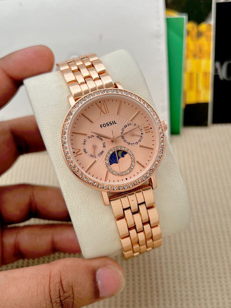 Fos.sil The City Engraved quartz