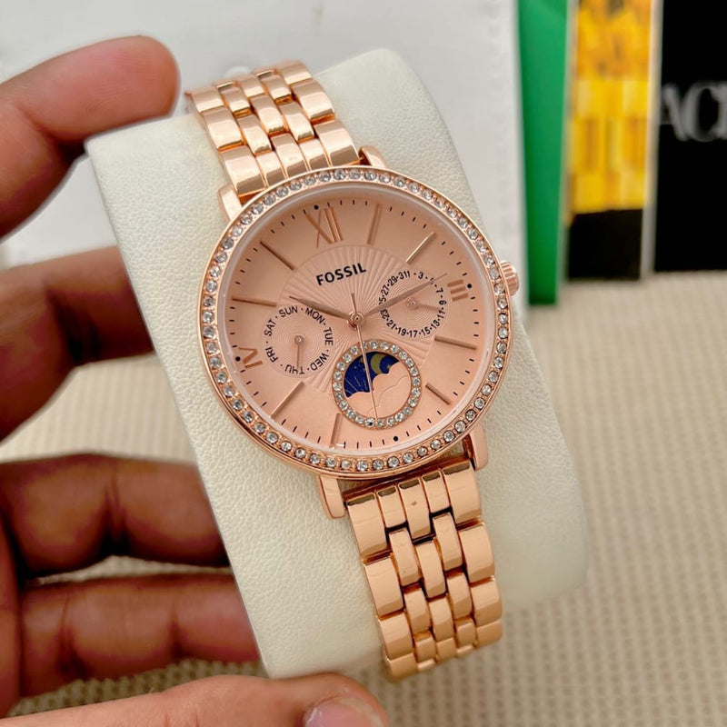 Fos.sil The City Engraved quartz