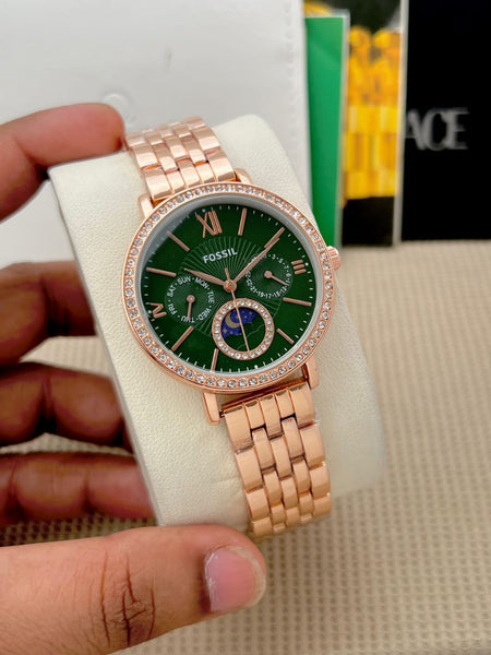 Fos.sil The City Engraved quartz