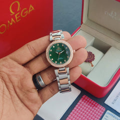 Ome.ga ladymatic quartz machinery