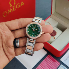 Ome.ga ladymatic quartz machinery