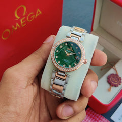 Ome.ga ladymatic quartz machinery